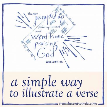 A Simple Way to Illustrate a Verse