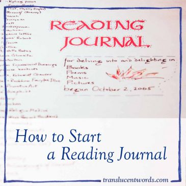 How to Start a Reading Journal