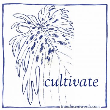 One-Word Journal Prompt: Cultivate