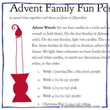 Advent Family Fun Possibilities